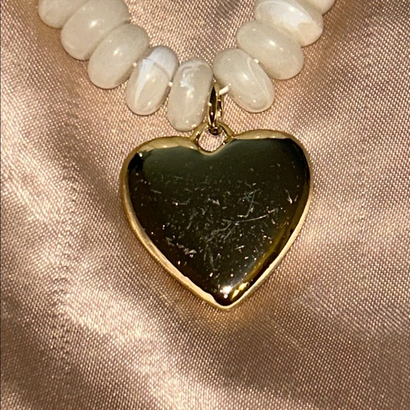 NWT J Crew Factory Beaded pendant necklace Ivory - Picture 5 of 9